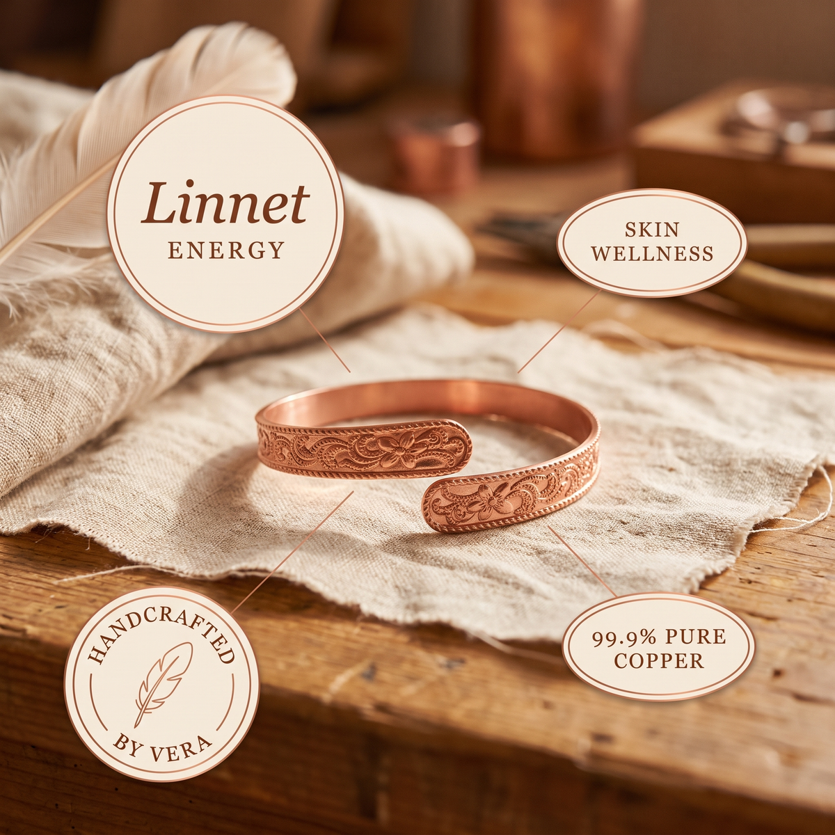 Emily's Moor Copper Bracelet