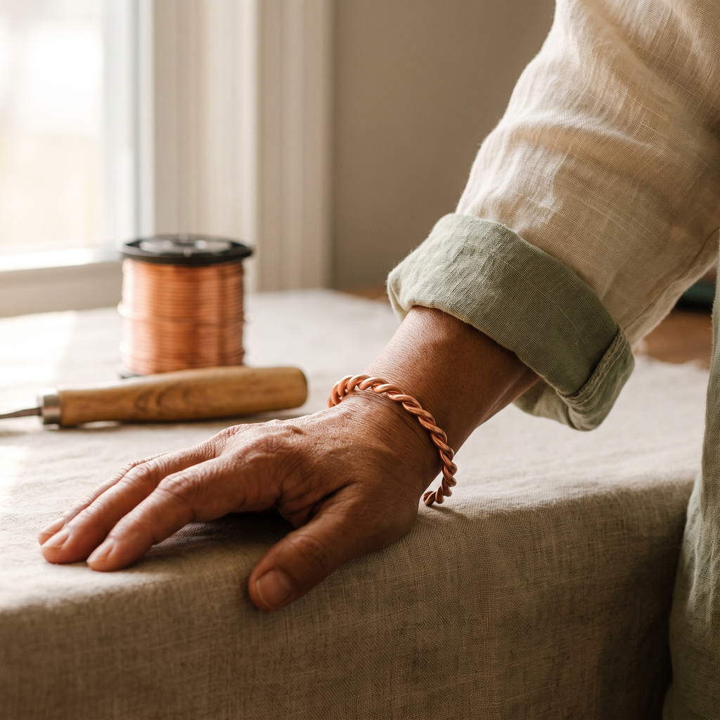 Emily's Tensor Copper Bracelet