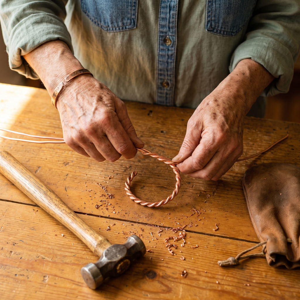 Emily's Tensor Copper Bracelet