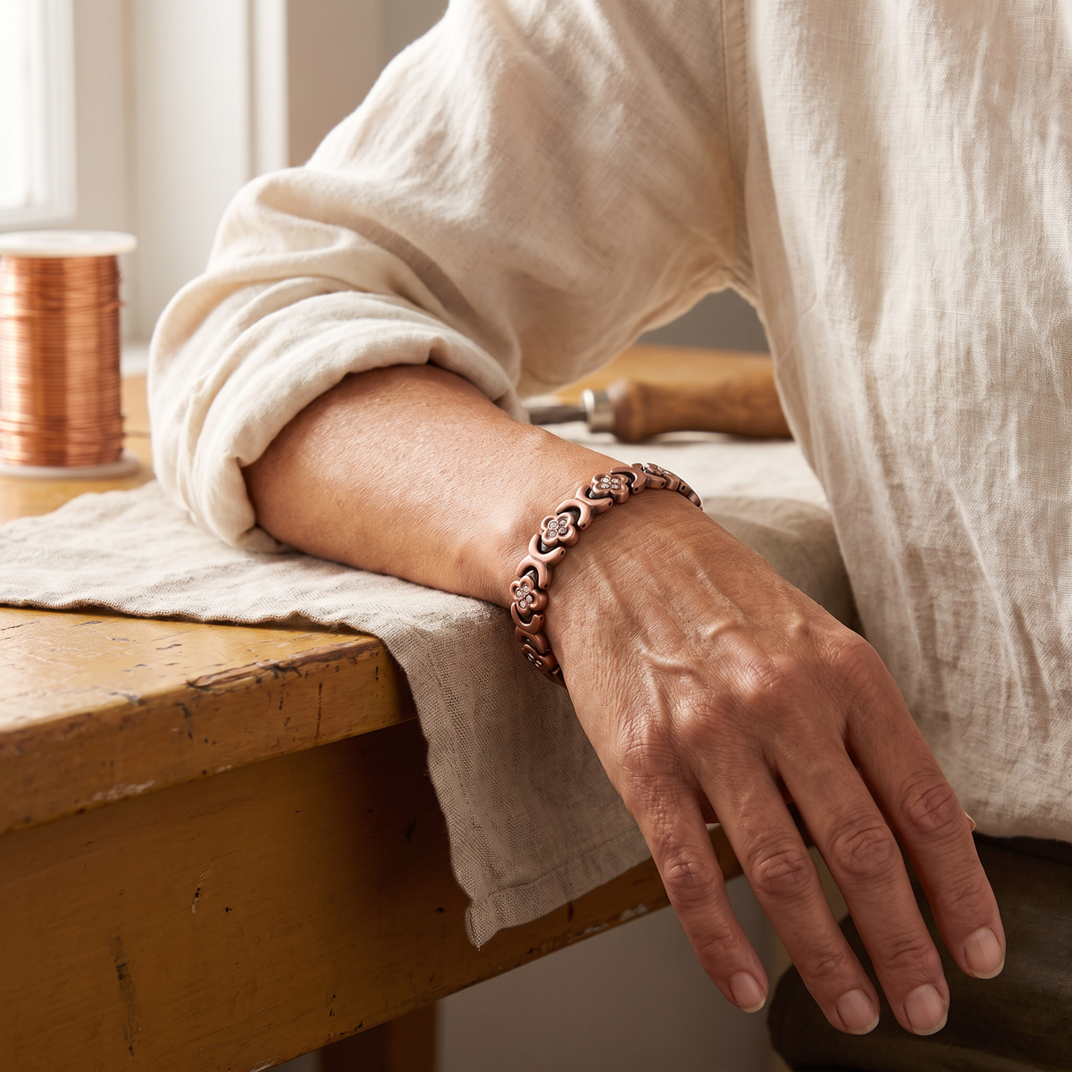 Emily's Keel Copper Bracelet
