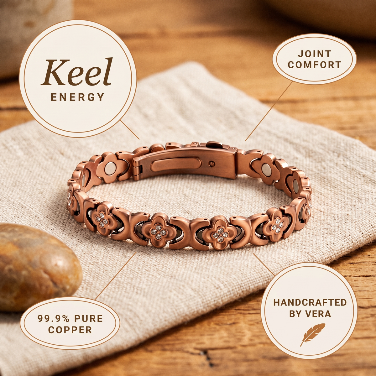 Emily's Keel Copper Bracelet
