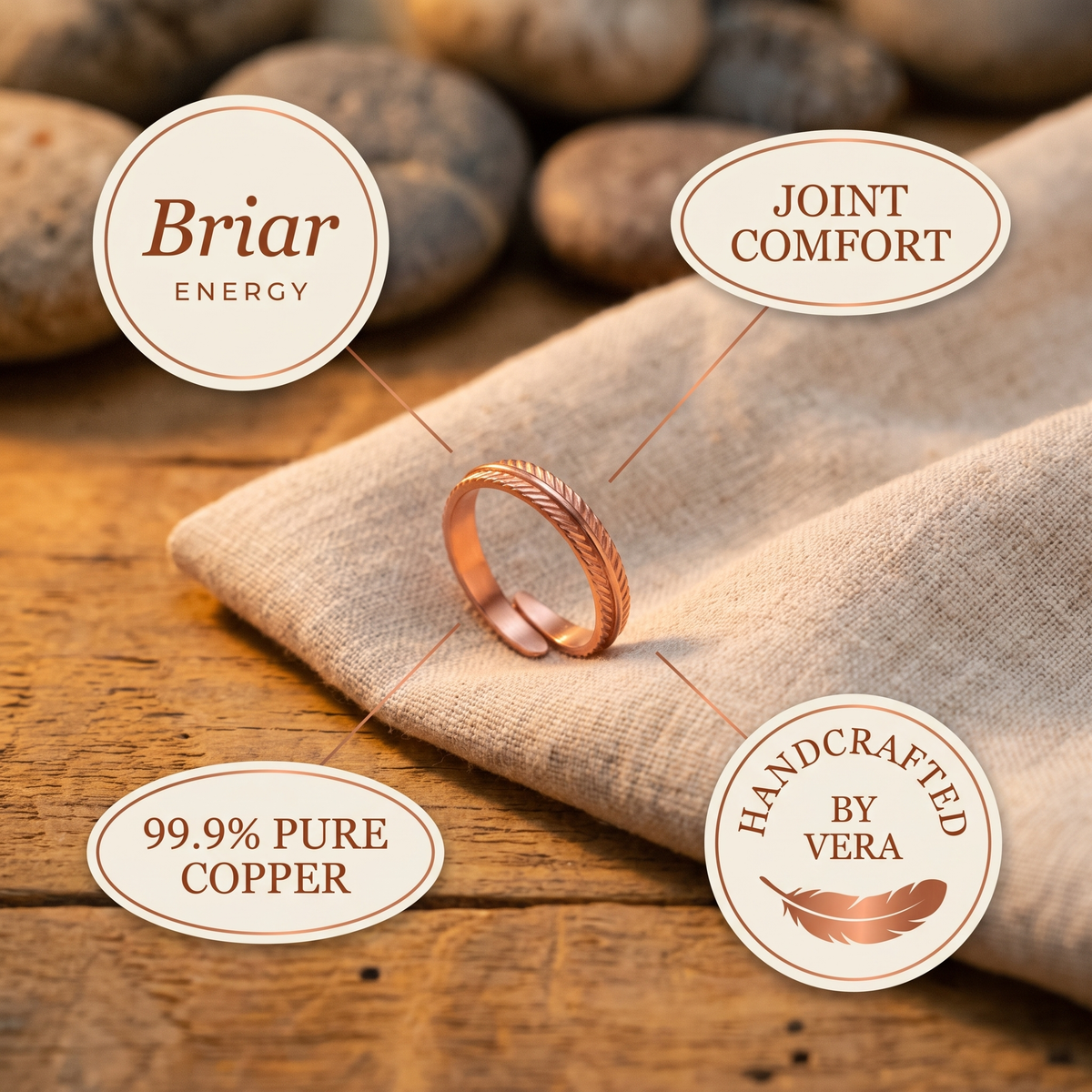 Emily's Root Copper Ring