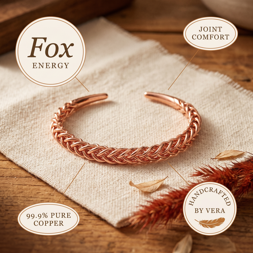 Emily's Fox Copper Bracelet