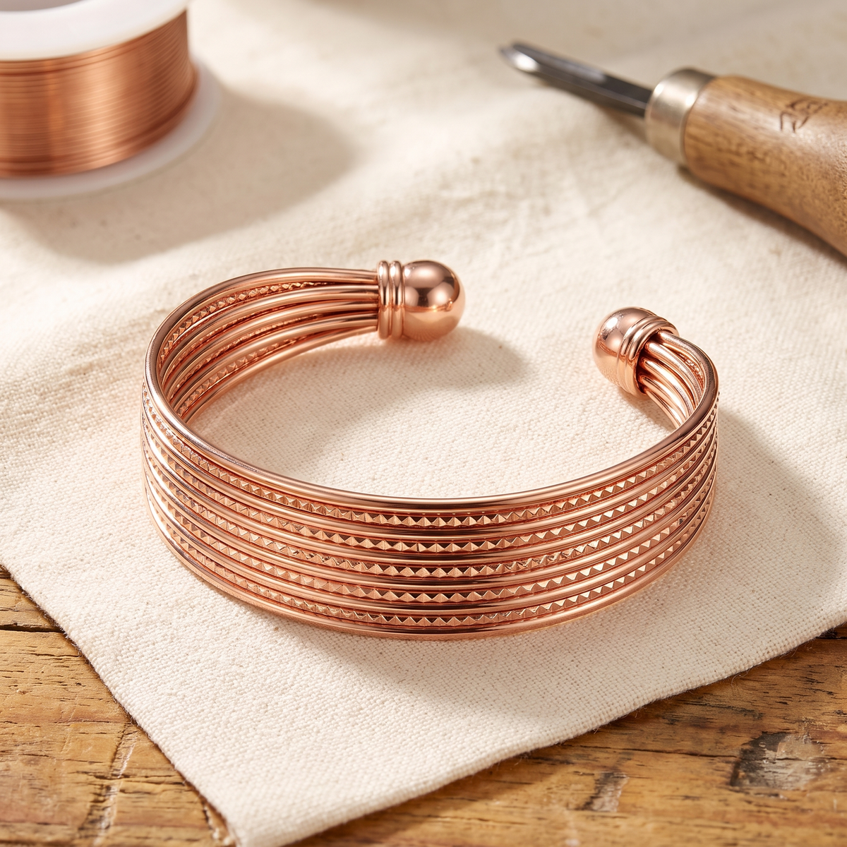Emily's Swift Copper Bracelet