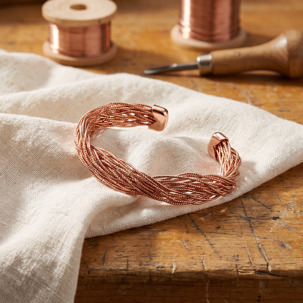Emily's Finch Copper Bracelet