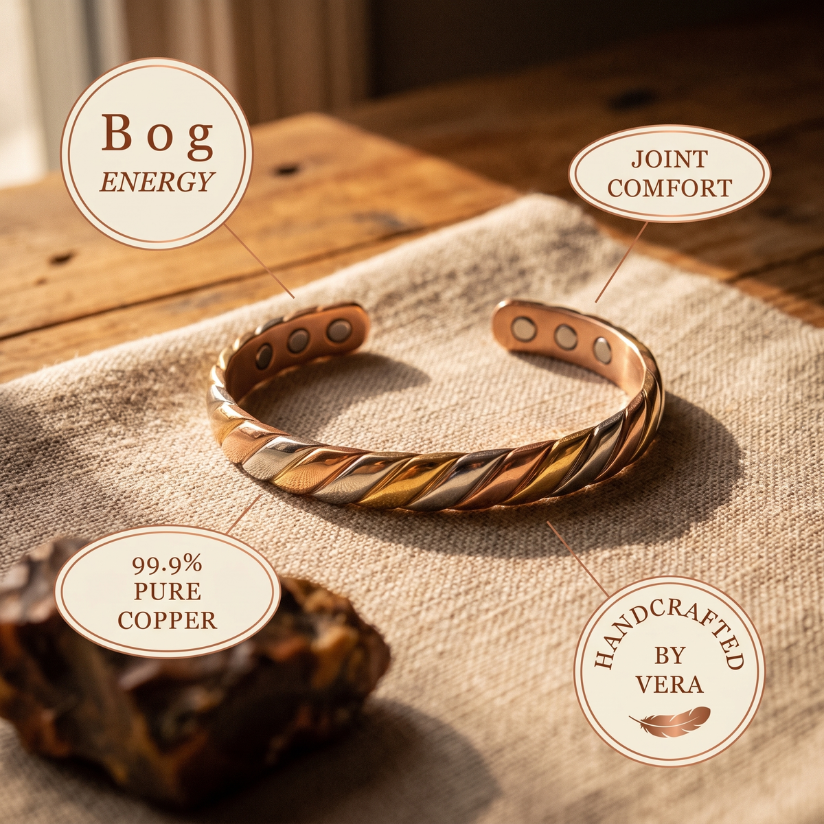 Emily's Bog Copper Bracelet