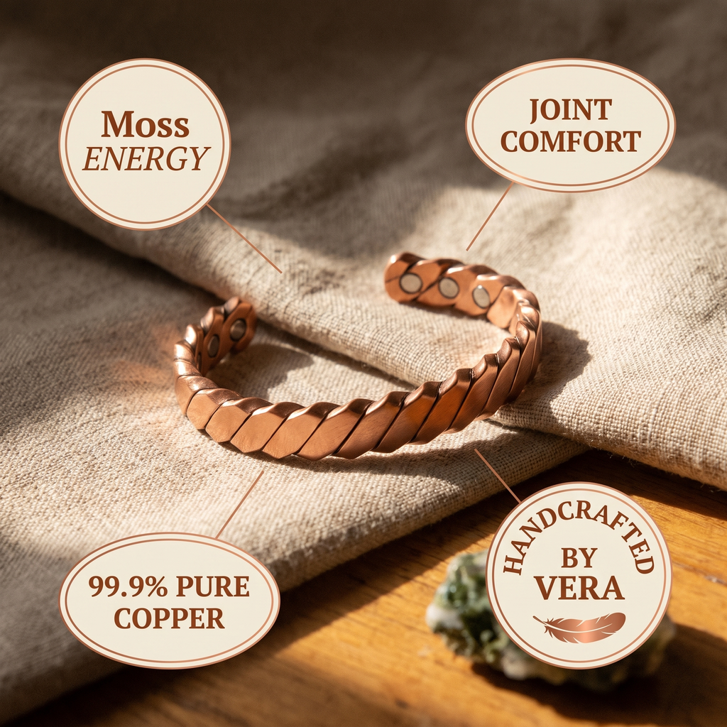 Emily's Moss Copper Bracelet