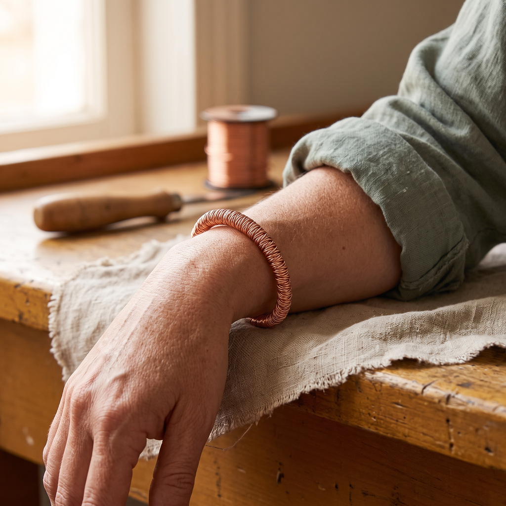 Emily's Fjord Copper Cuff