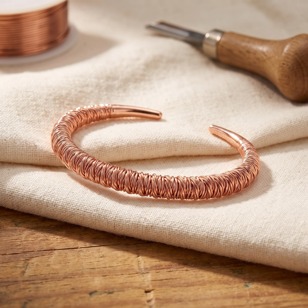 Emily's Fjord Copper Cuff