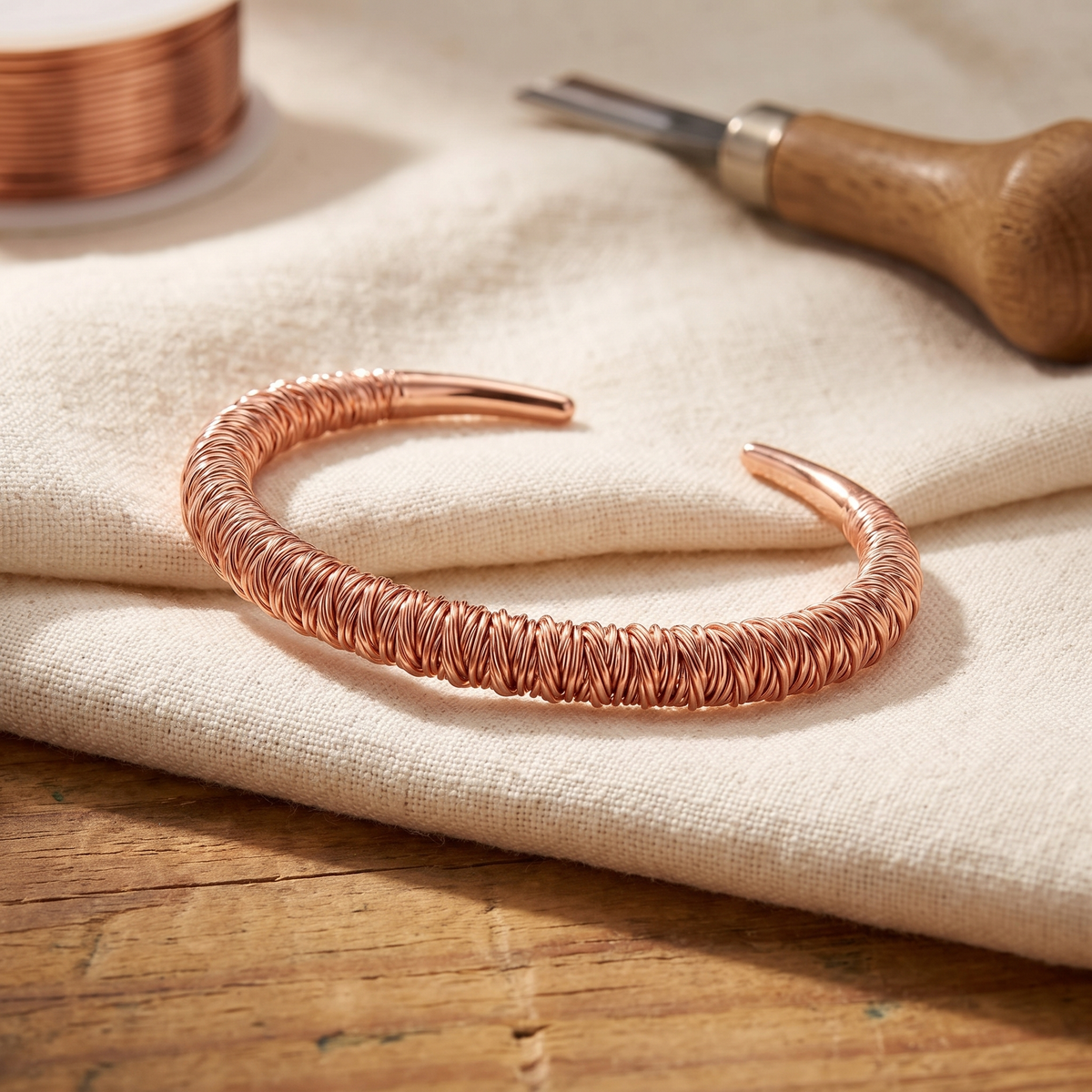 Emily's Fjord Copper Cuff