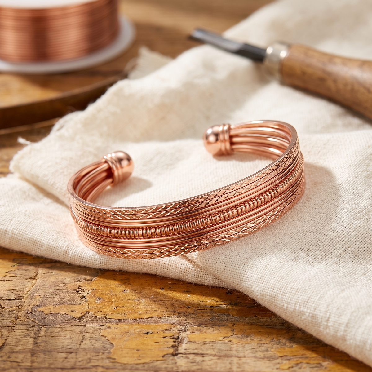 Emily's Bracken Copper Bracelet