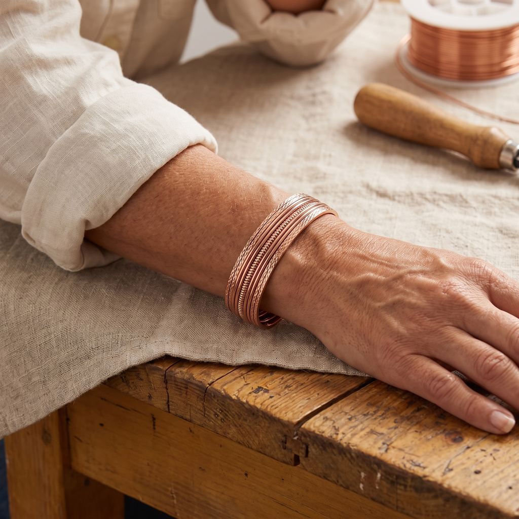 Emily's Bracken Copper Bracelet