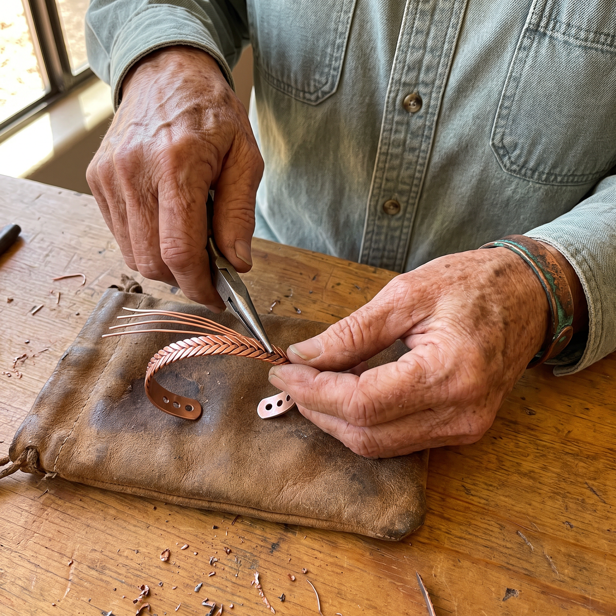Emily's Furze Copper Bracelet
