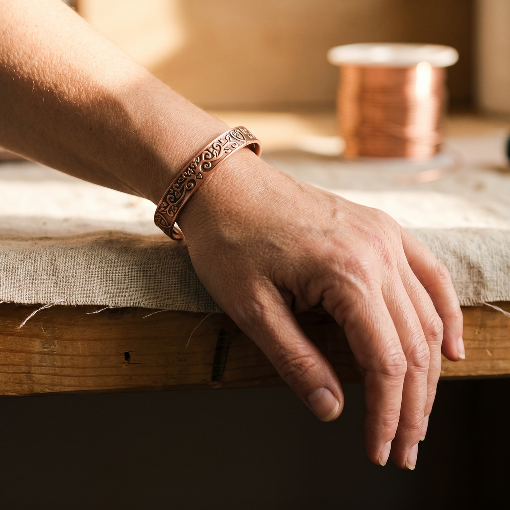 Emily's Tide Copper Bracelet