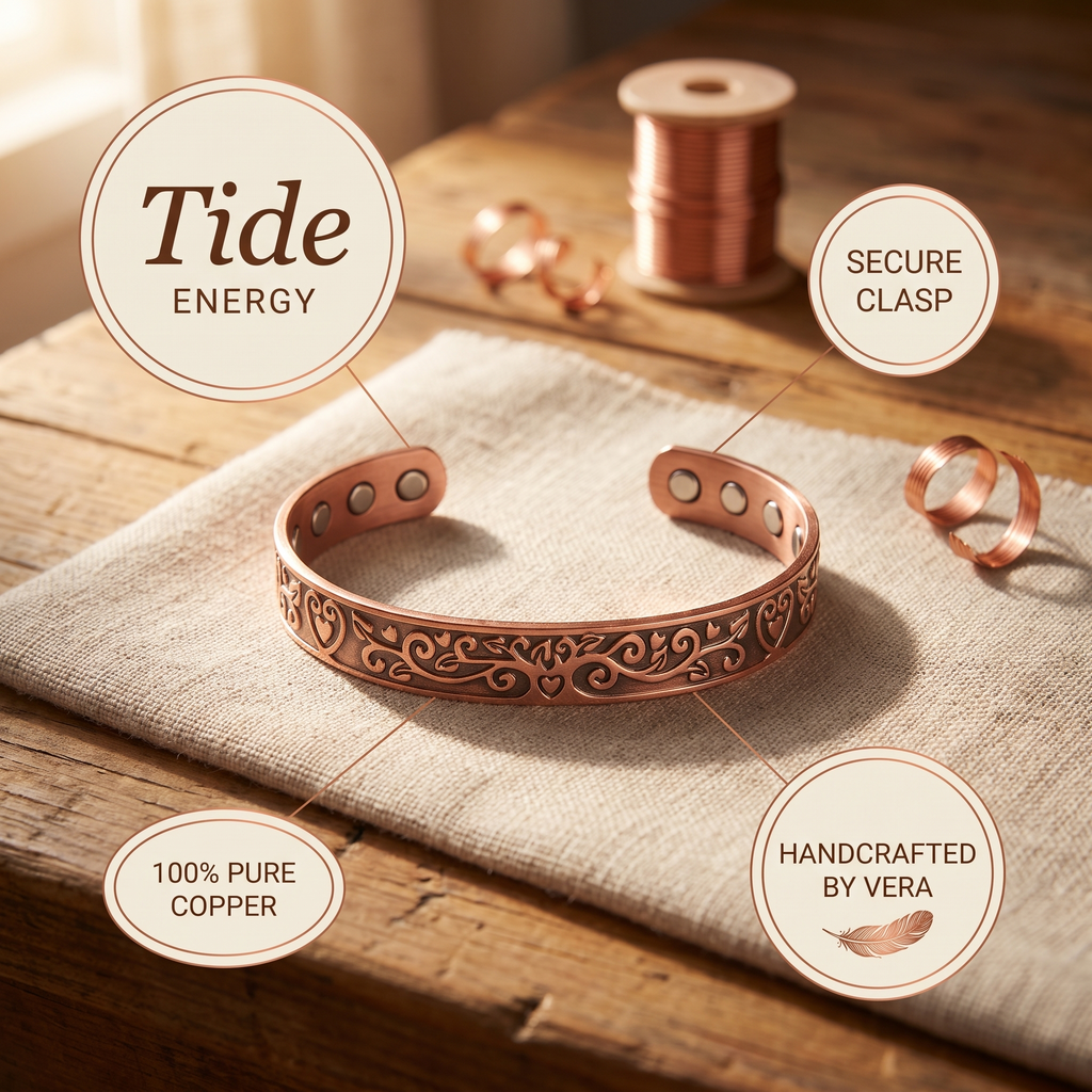 Emily's Tide Copper Bracelet