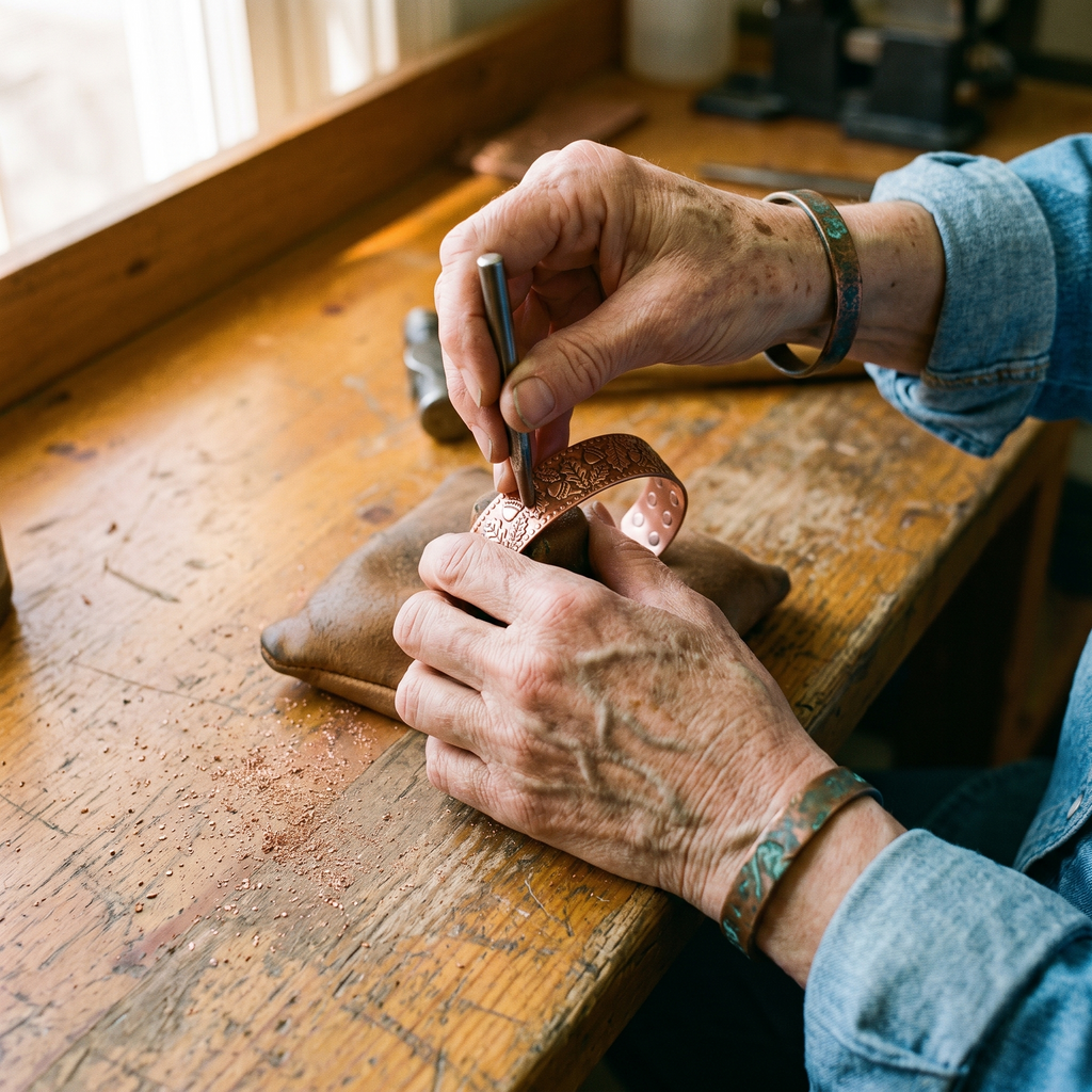 Emily's Timber Copper Bracelet