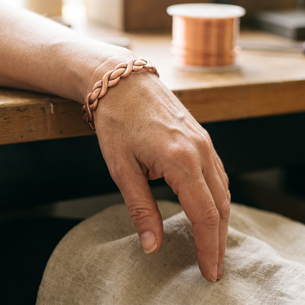 Emily's Loom Copper Bracelet