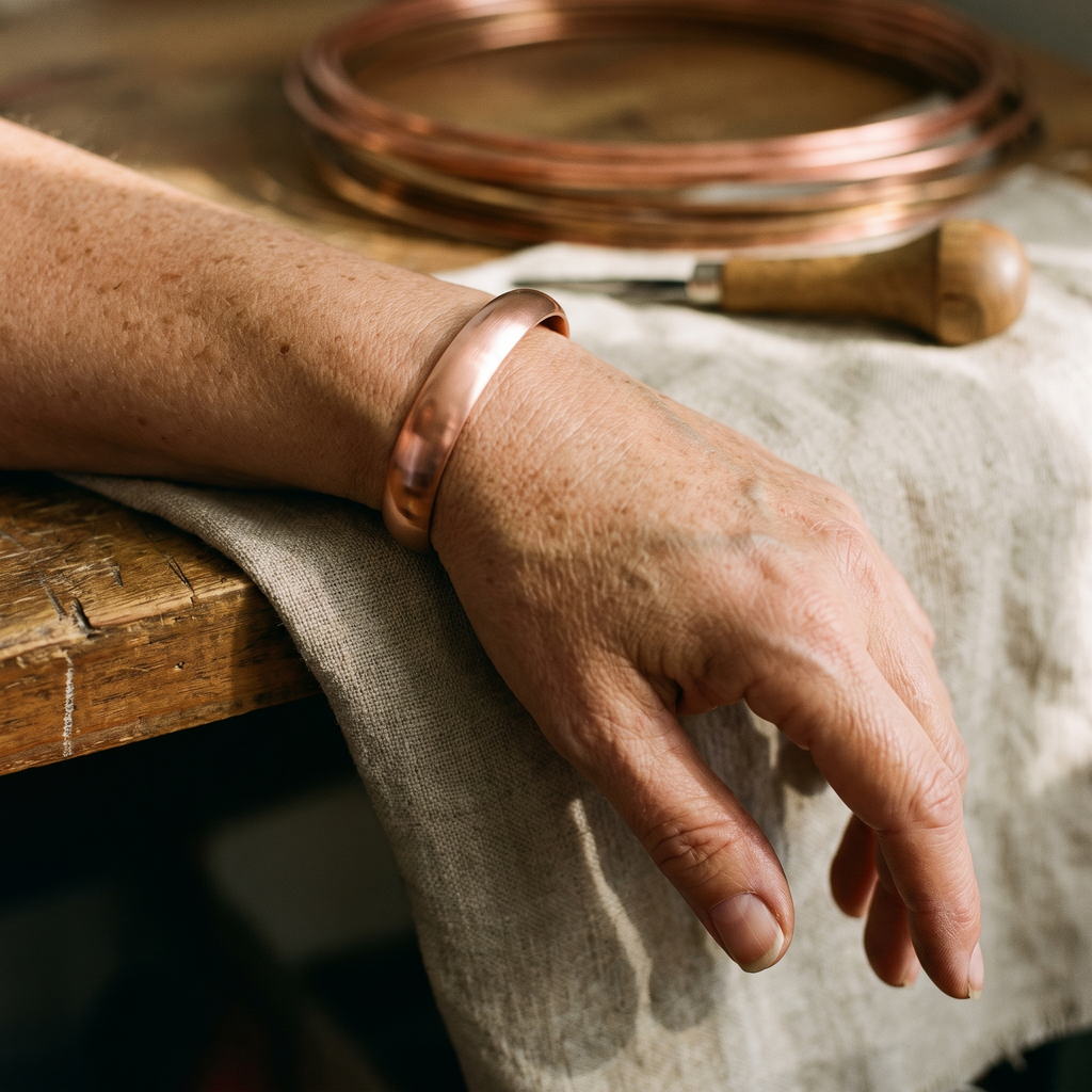 Emily's Tide Copper Bracelet